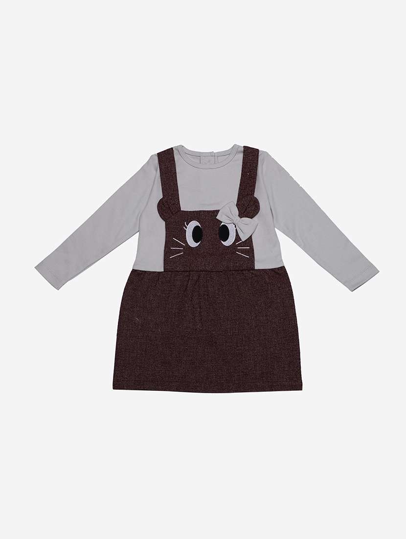 grey cotton dungaree 