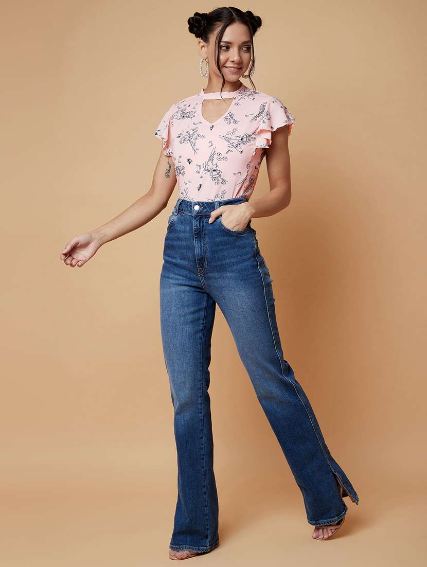 Women's Straight V Neck Top