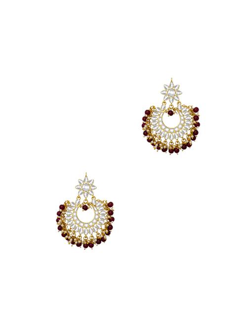 red metal chandellier earring - 17369014 -  Standard Image - 0