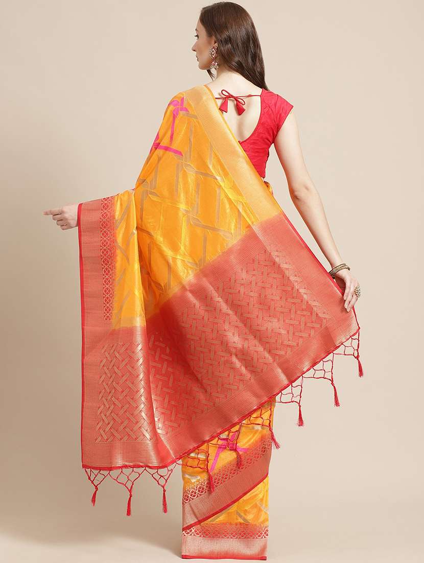 women's banarasi saree - 17369423 - Standard Image - 1