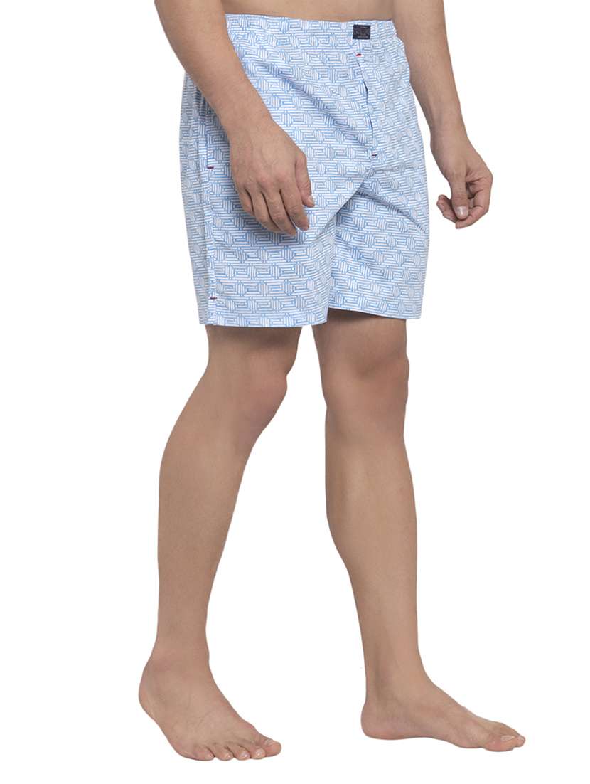 light blue printed boxer - 17369453 - Standard Image - 1