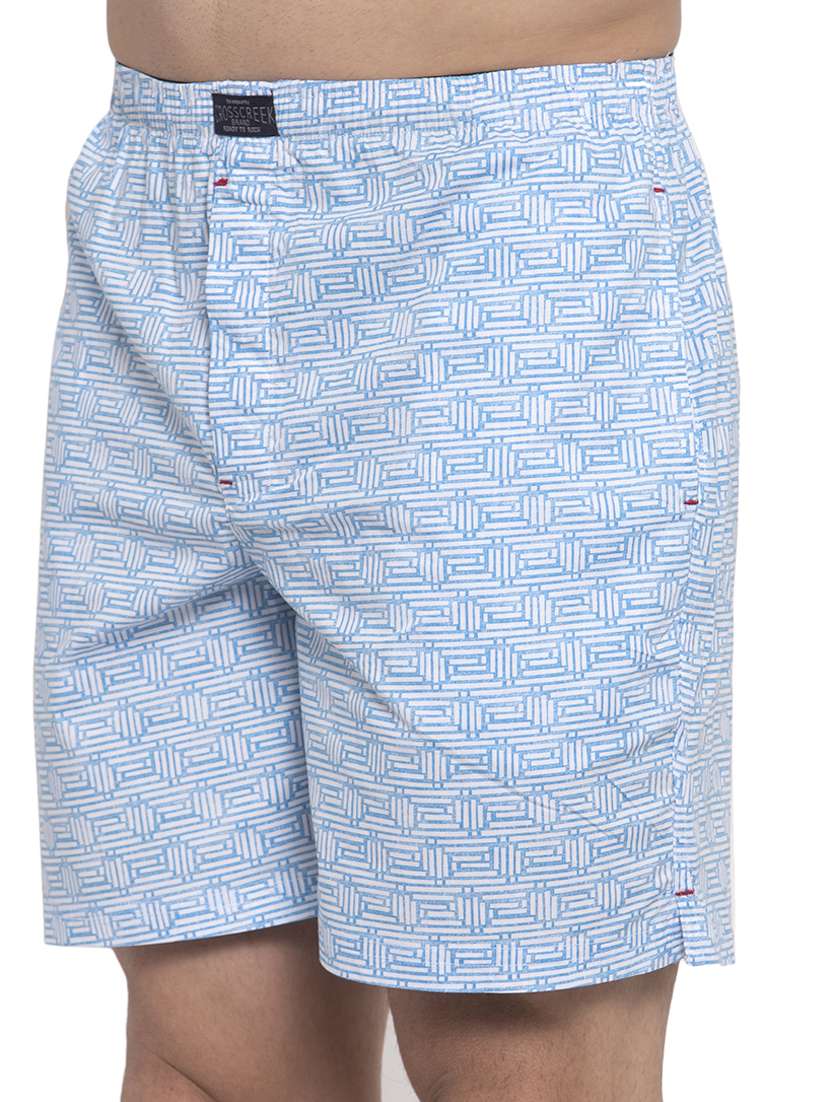 light blue printed boxer - 17369453 - Standard Image - 4
