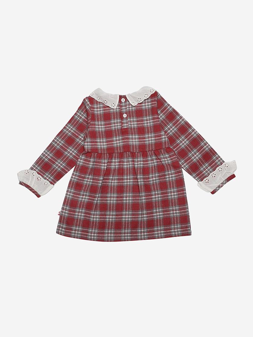 girls round neck long sleeves frock - 17372372 -  Standard Image - 1