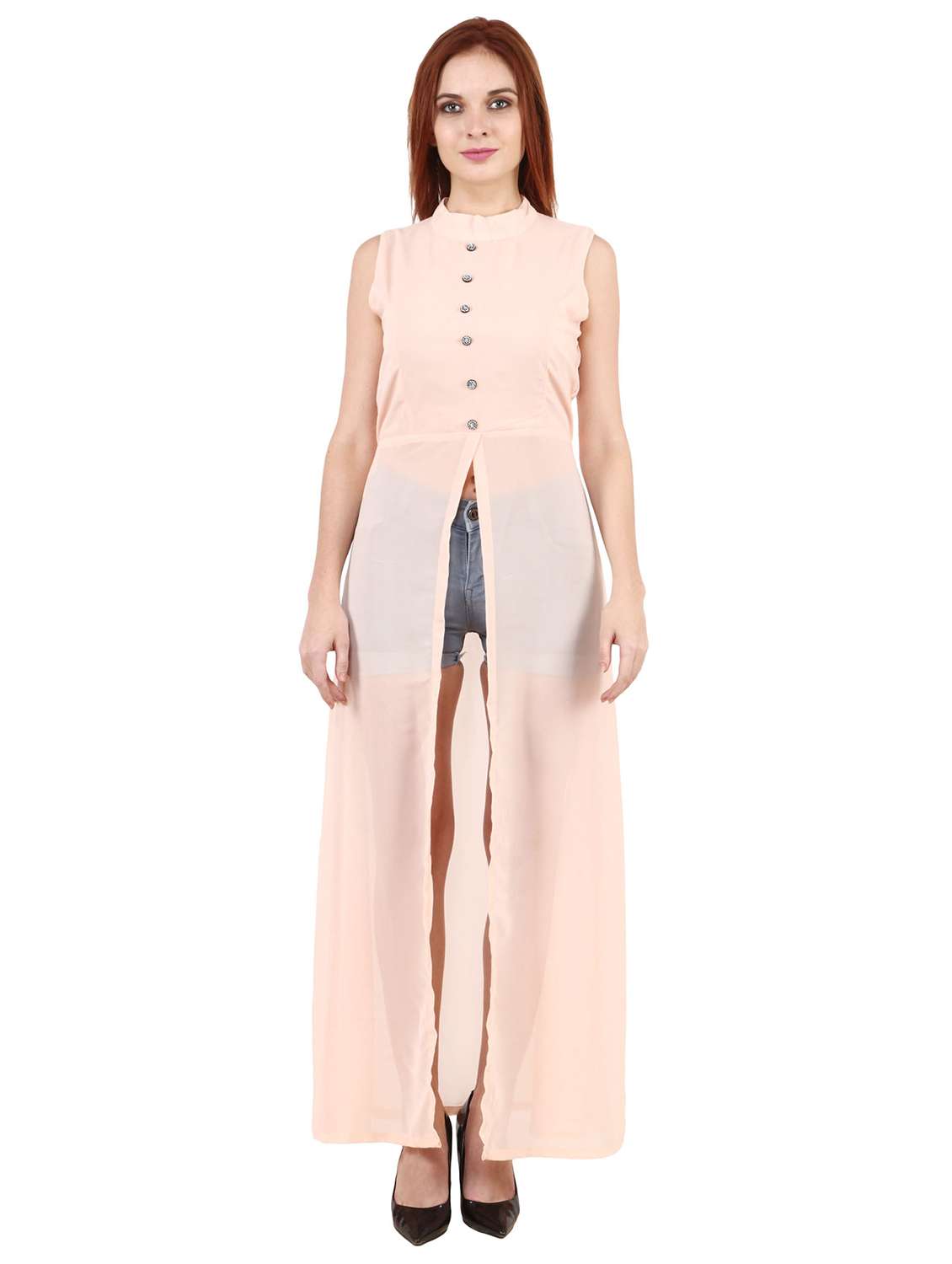 tie back belted tunic