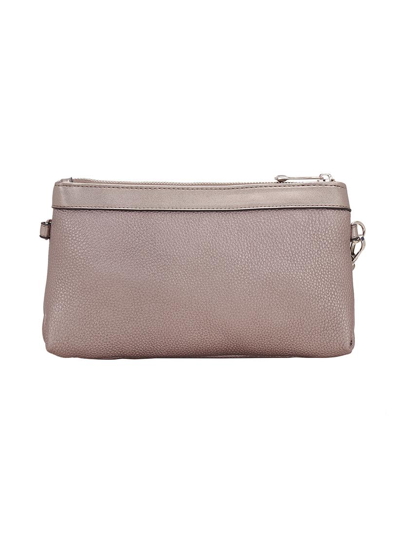 pink leatherette (pu) regular sling bag - 17373628 -  Standard Image - 1