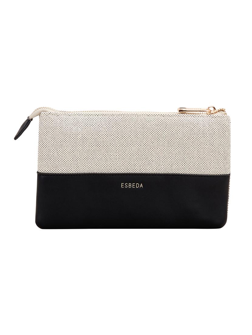 black leatherette (pu) sling bag - 17373647 - Standard Image - 1
