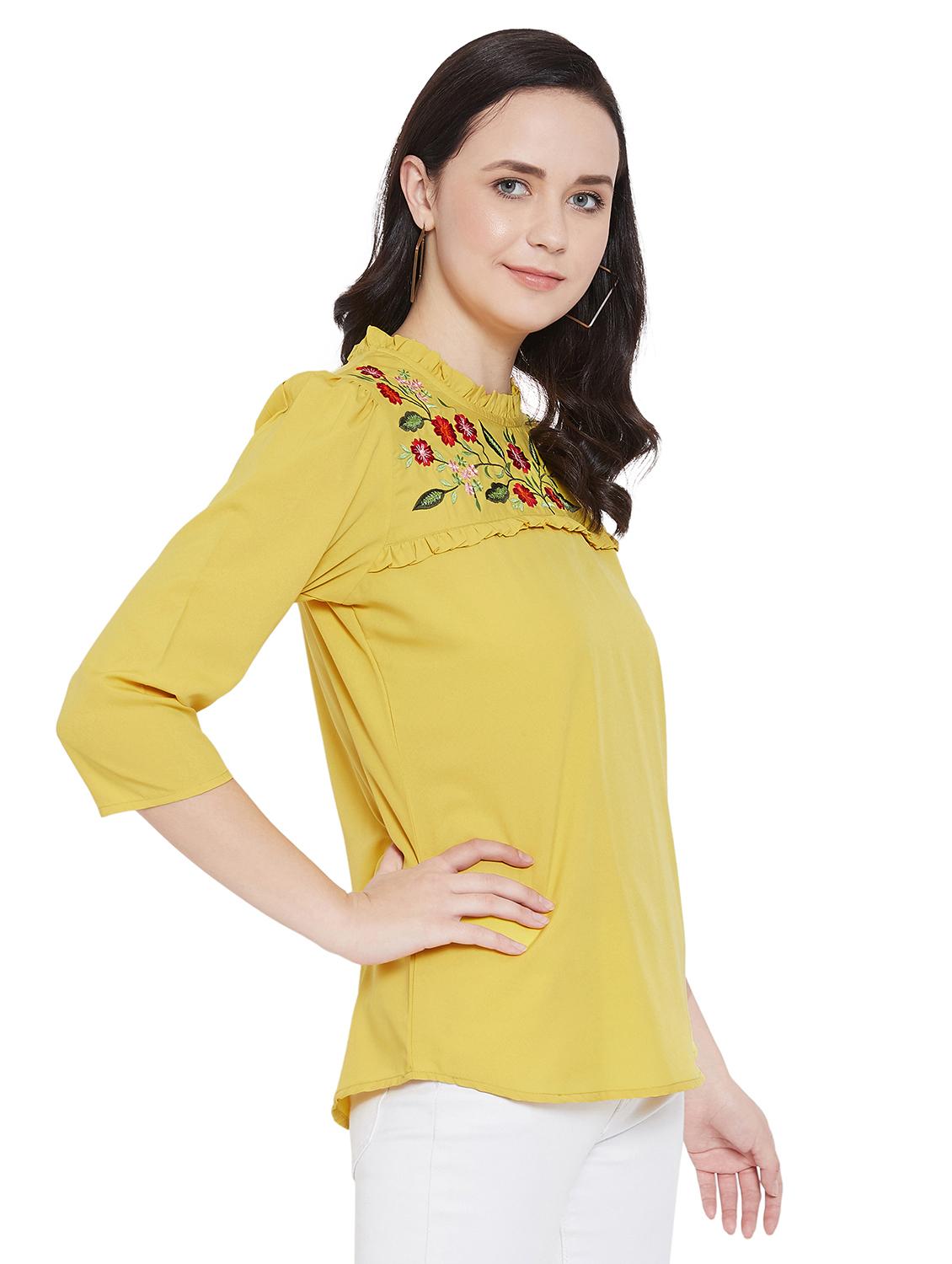 women's straight mock neck top - 17374561 - Standard Image - 1