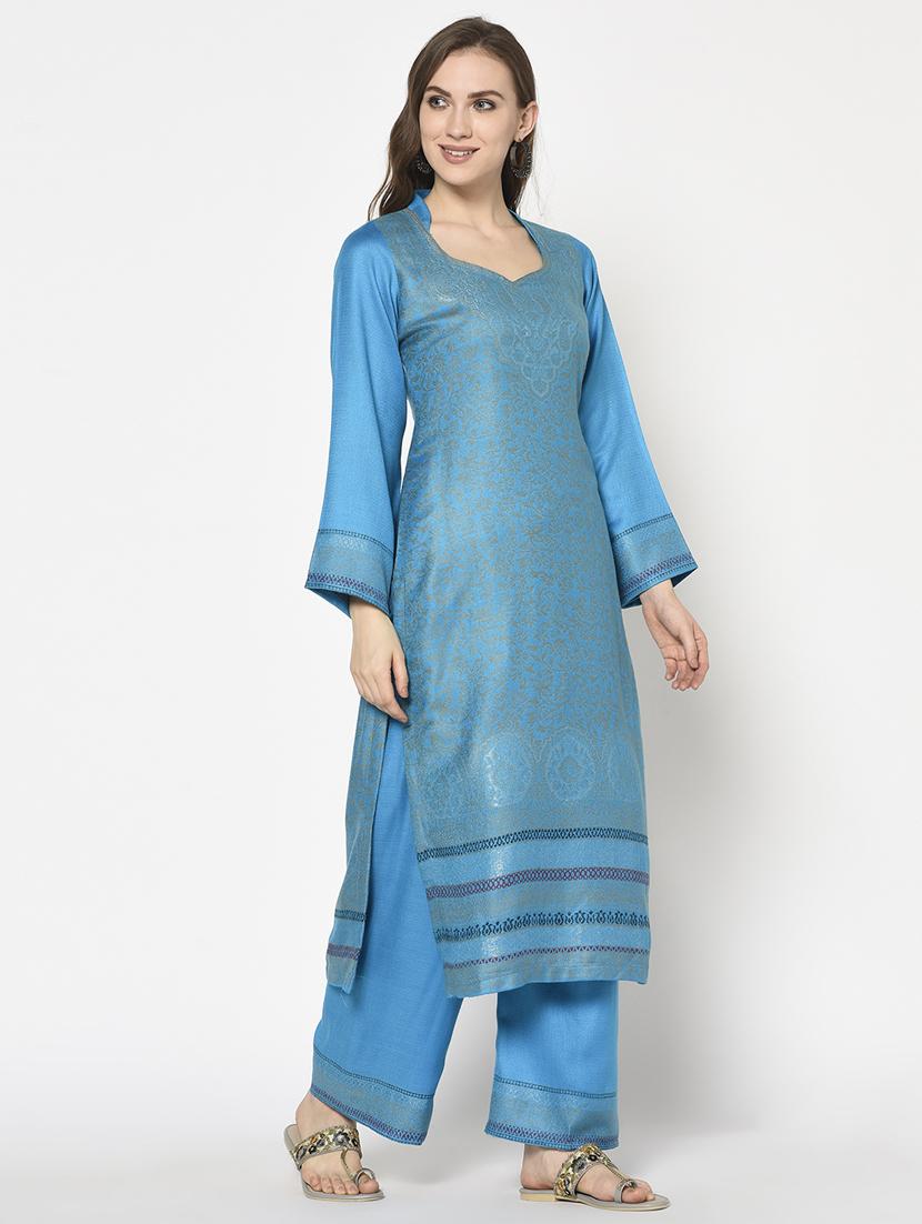 floral unstitched palazzo suit - 17375293 -  Standard Image - 1