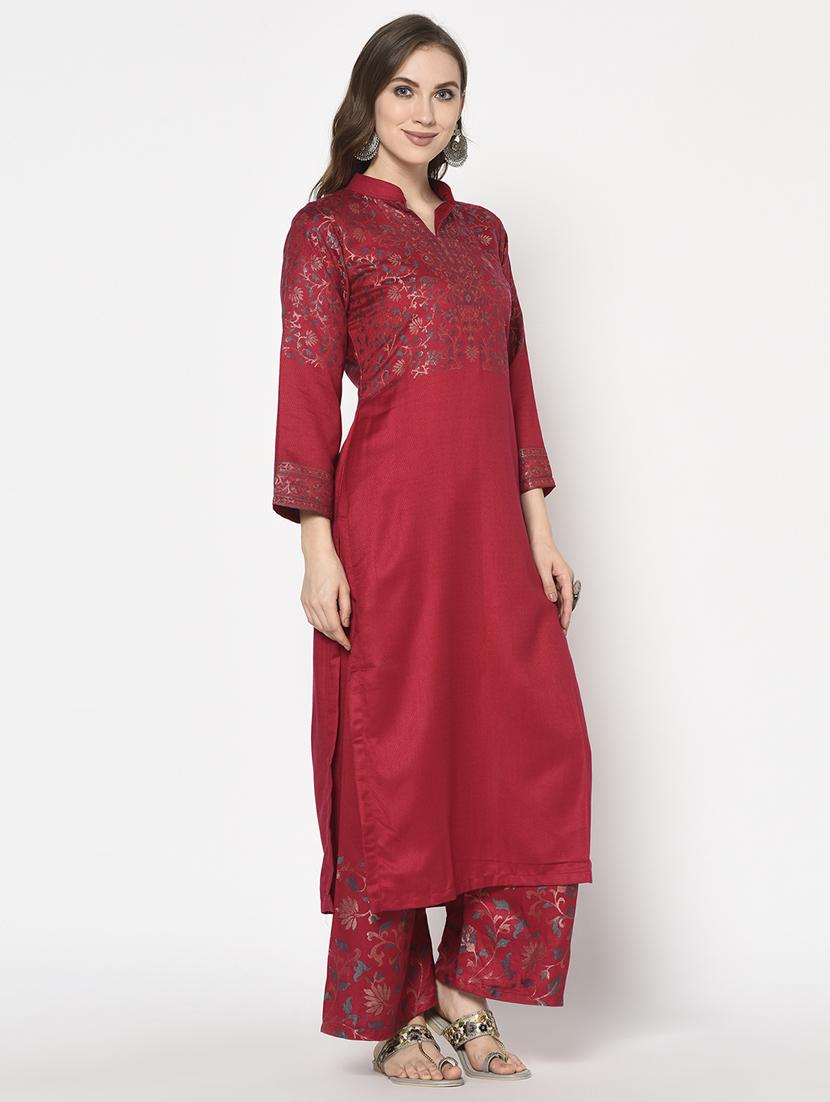 floral unstitched palazzo suit - 17375299 -  Standard Image - 1