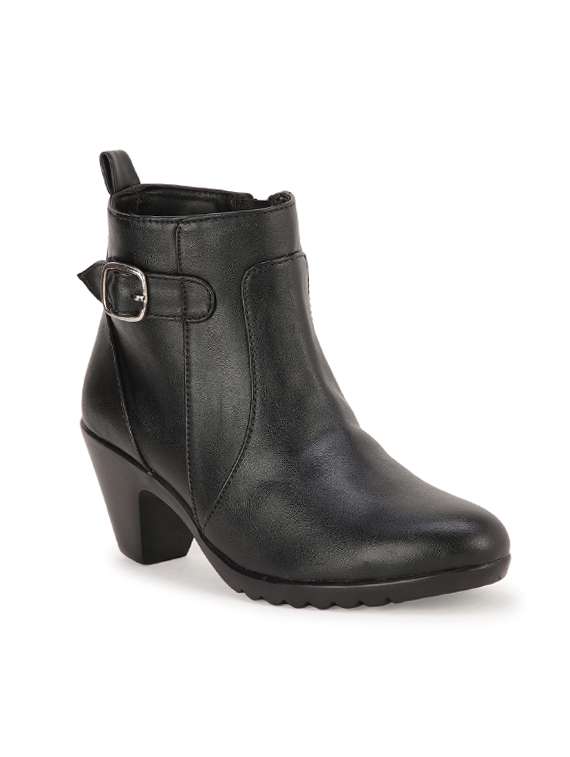 black ankle  boots