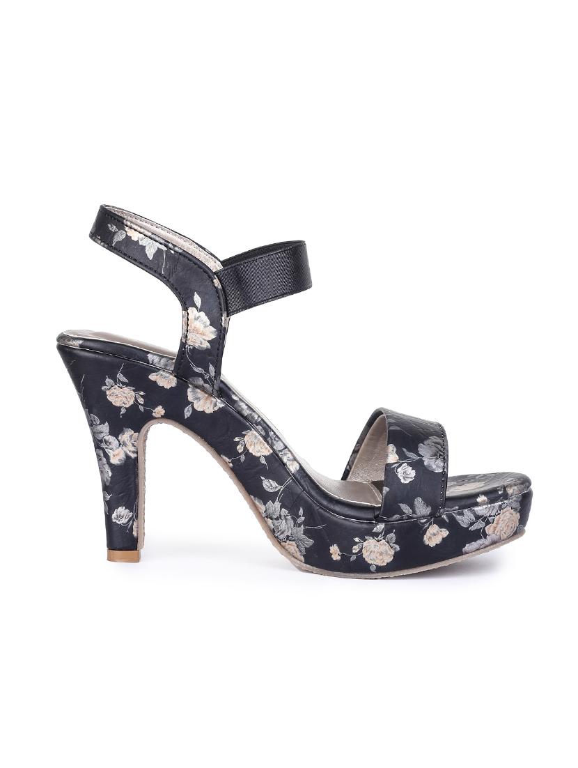 black back strap sandals - 17377062 - Standard Image - 1