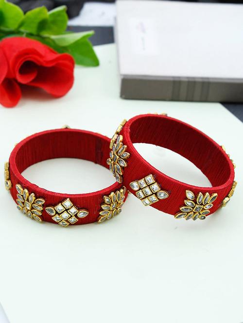 red brass bangle - 17377899 - Standard Image - 0
