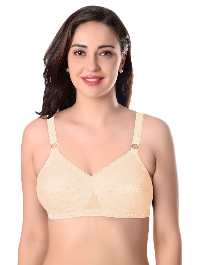 set of 3 bow patch regular bra - 17380327 - Standard Image - 1