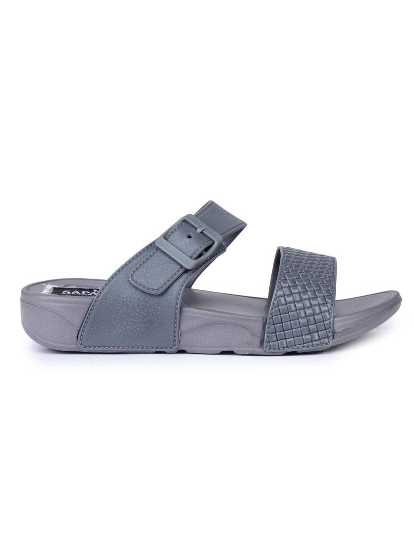 grey slip on sandals - 17381861 -  Standard Image - 1
