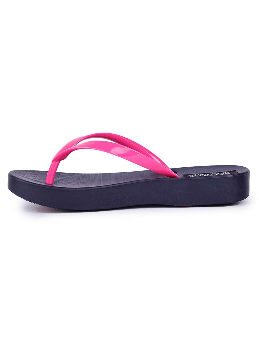 navy slip on flip flop - 17381917 - Standard Image - 1