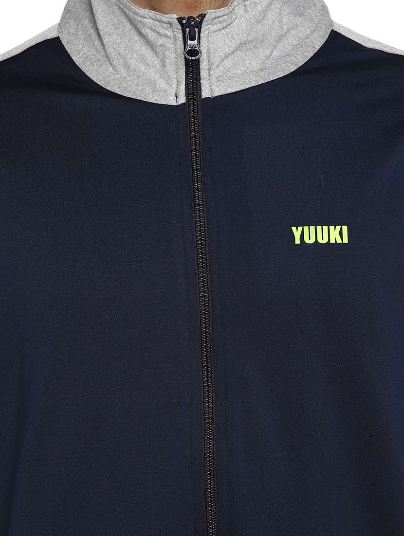 navy blue taped casual jacket - 17383616 -  Standard Image - 4