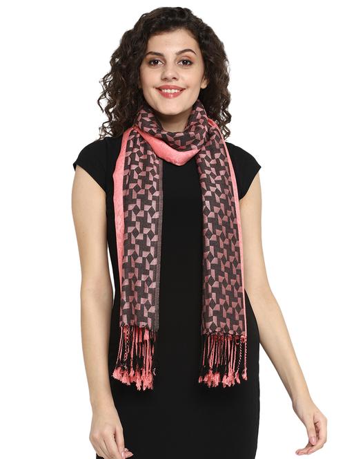 pink viscose stole - 17388491 - Standard Image - 0