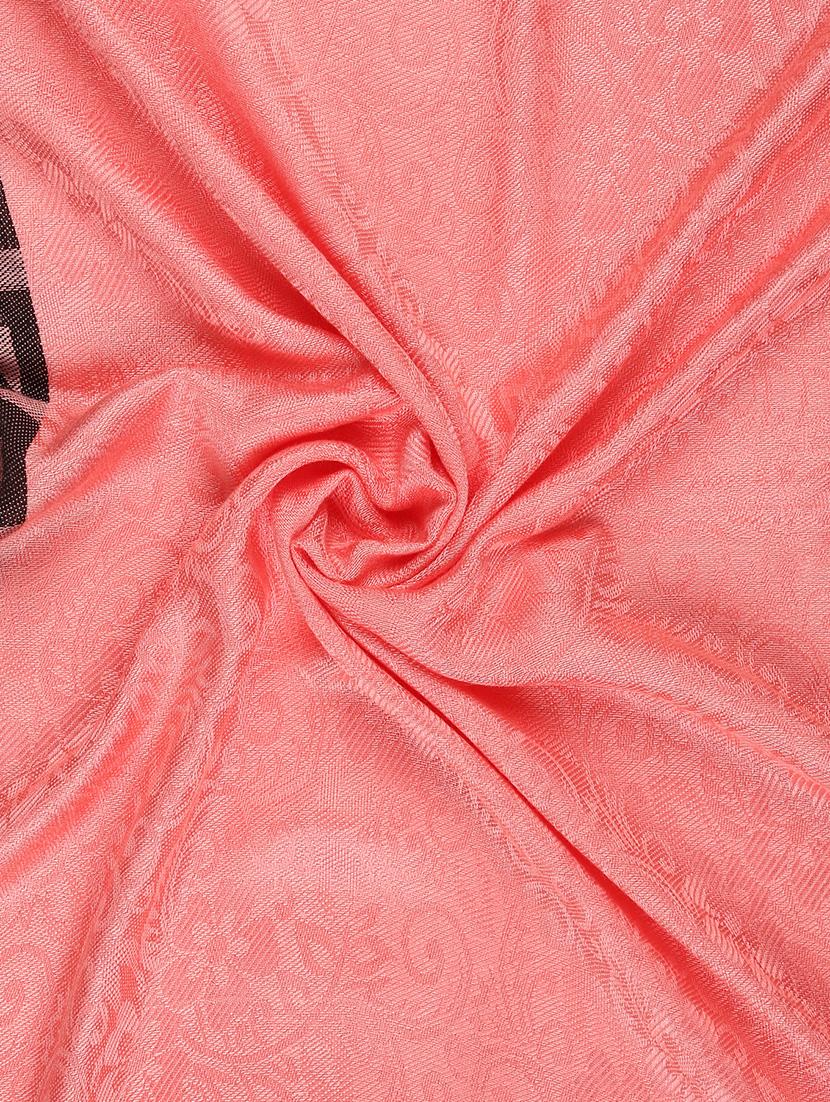 pink viscose stole - 17388491 - Standard Image - 4
