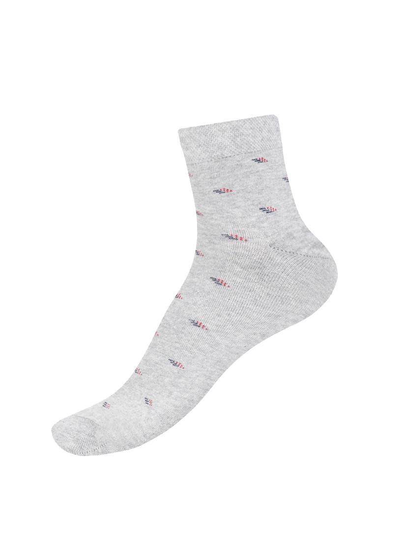 multi colored cotton ankle length sock - 17391424 - Standard Image - 1