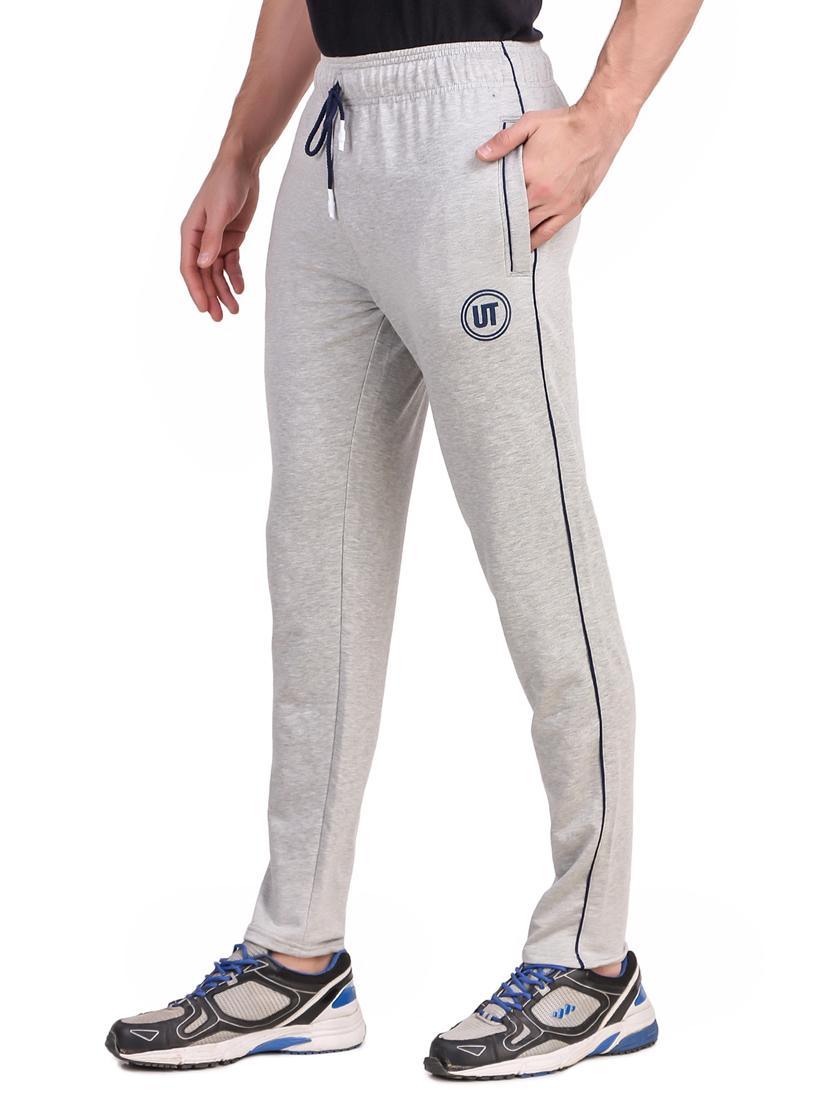 grey printed full length track pant - 17392129 -  Standard Image - 1
