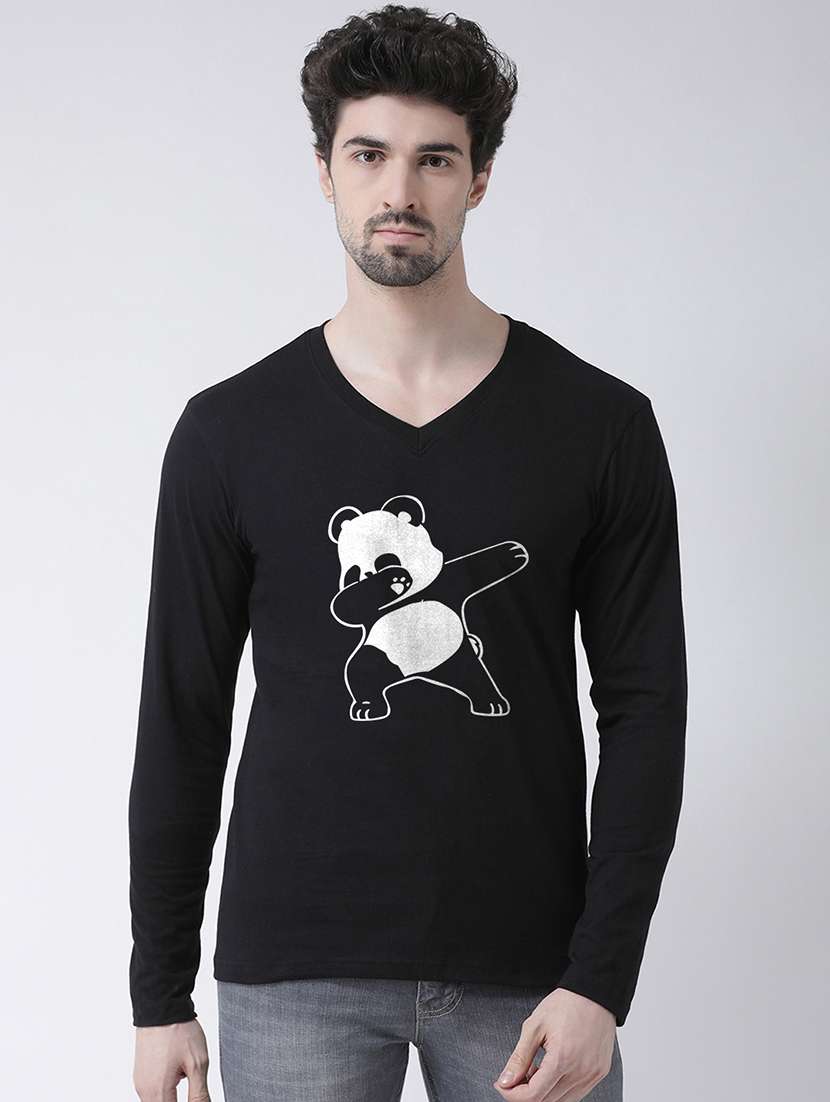 men printed pack of 2 long sleeves t-shirt - 17392367 -  Standard Image - 1