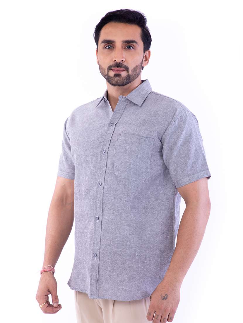 Mens Solids Formal Shirt - 17392511 -  Standard Image - 1