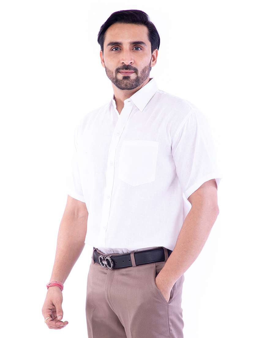 mens solids formal shirt - 17392638 -  Standard Image - 1
