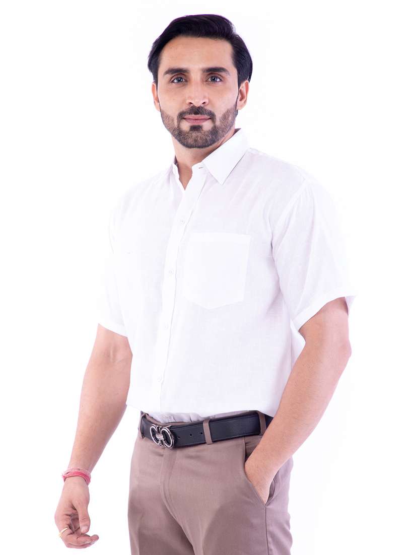 mens solid casual shirt - 17392852 -  Standard Image - 1