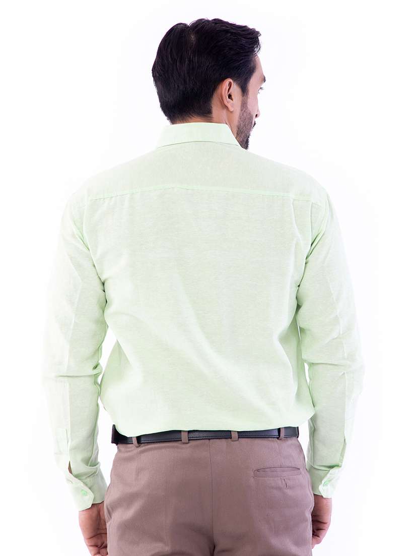 mens solids formal shirt - 17392871 -  Standard Image - 6