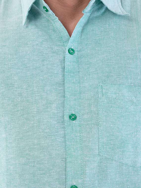 mens solids formal shirt - 17392896 -  Standard Image - 4