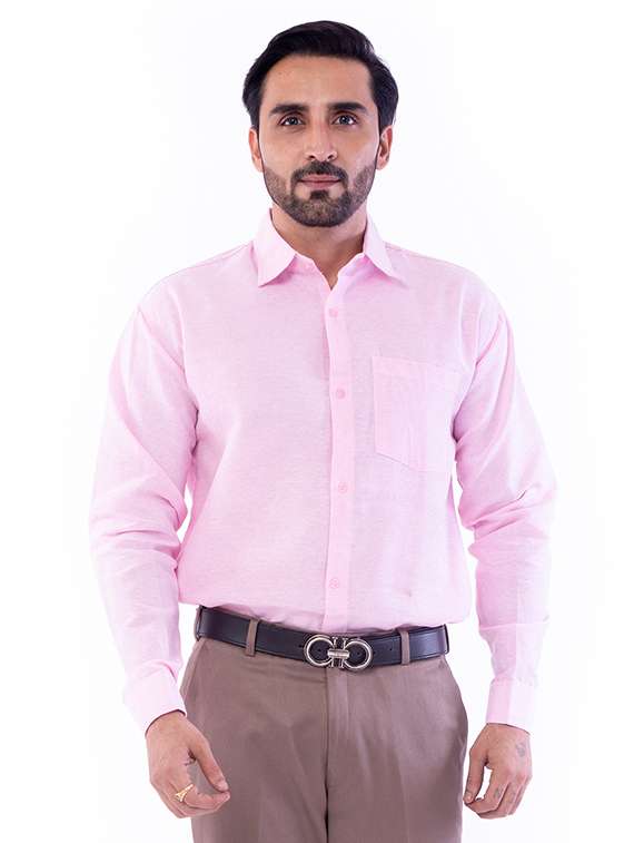 mens solids formal shirt - 17392904 -  Standard Image - 9