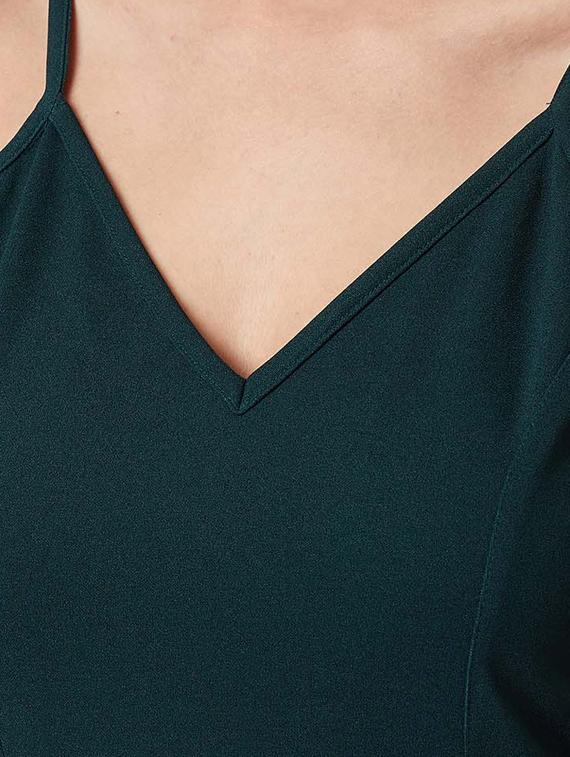 women's asymmetric solid dress - 17394462 - Standard Image - 4