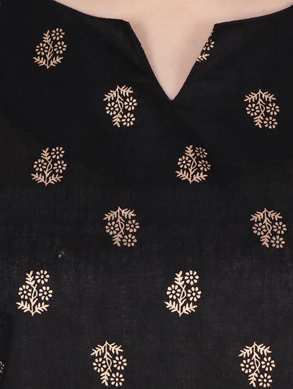 kimono sleeves foil print tunic - 17396001 - Standard Image - 4