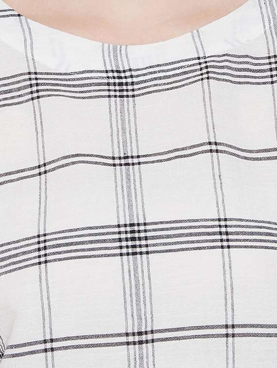 women's crop round neck top - 17396558 -  Standard Image - 4