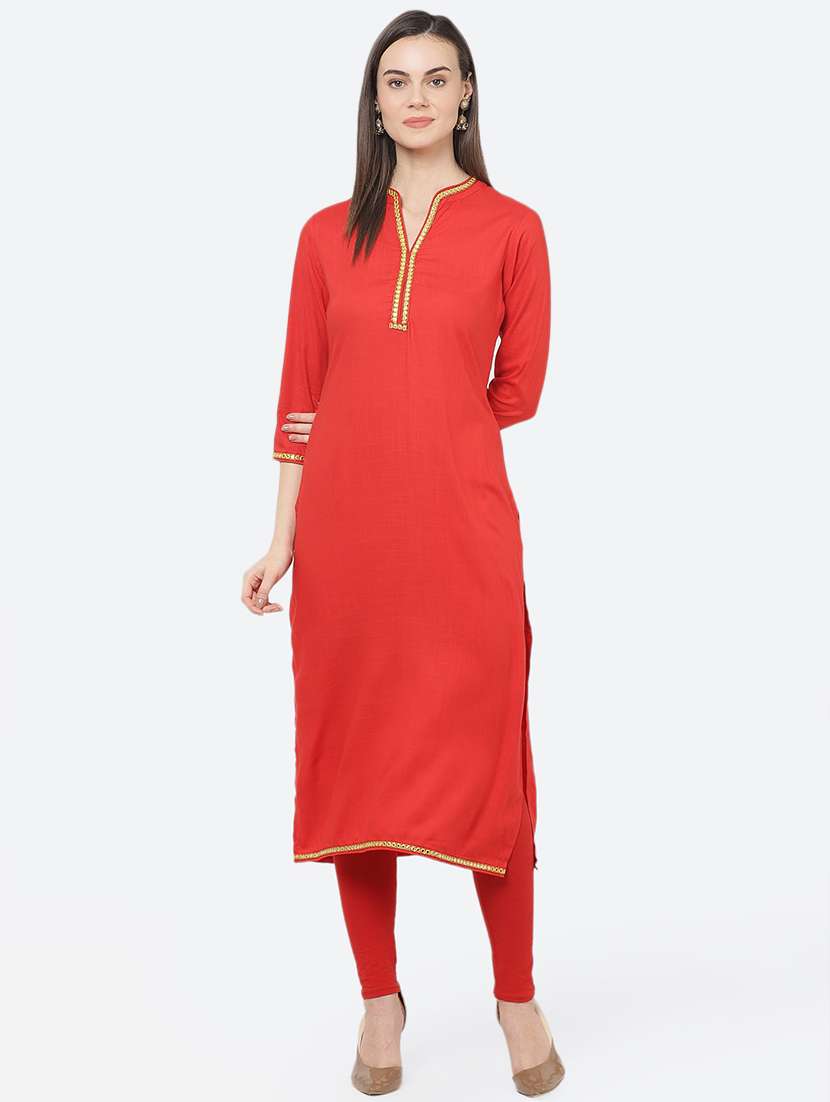 women's straight kurta