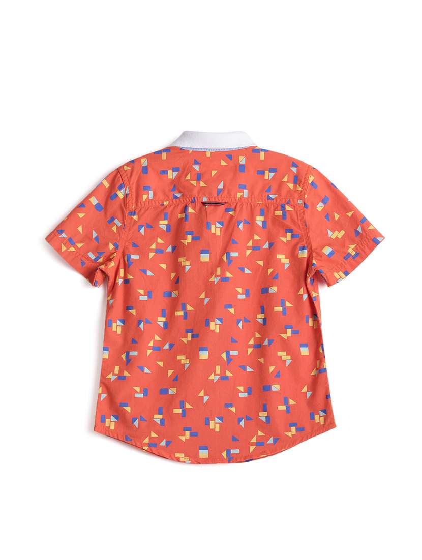 orange cotton shirt - 17397865 -  Standard Image - 1