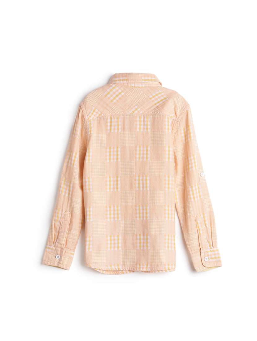 orange cotton shirt - 17397924 - Standard Image - 1