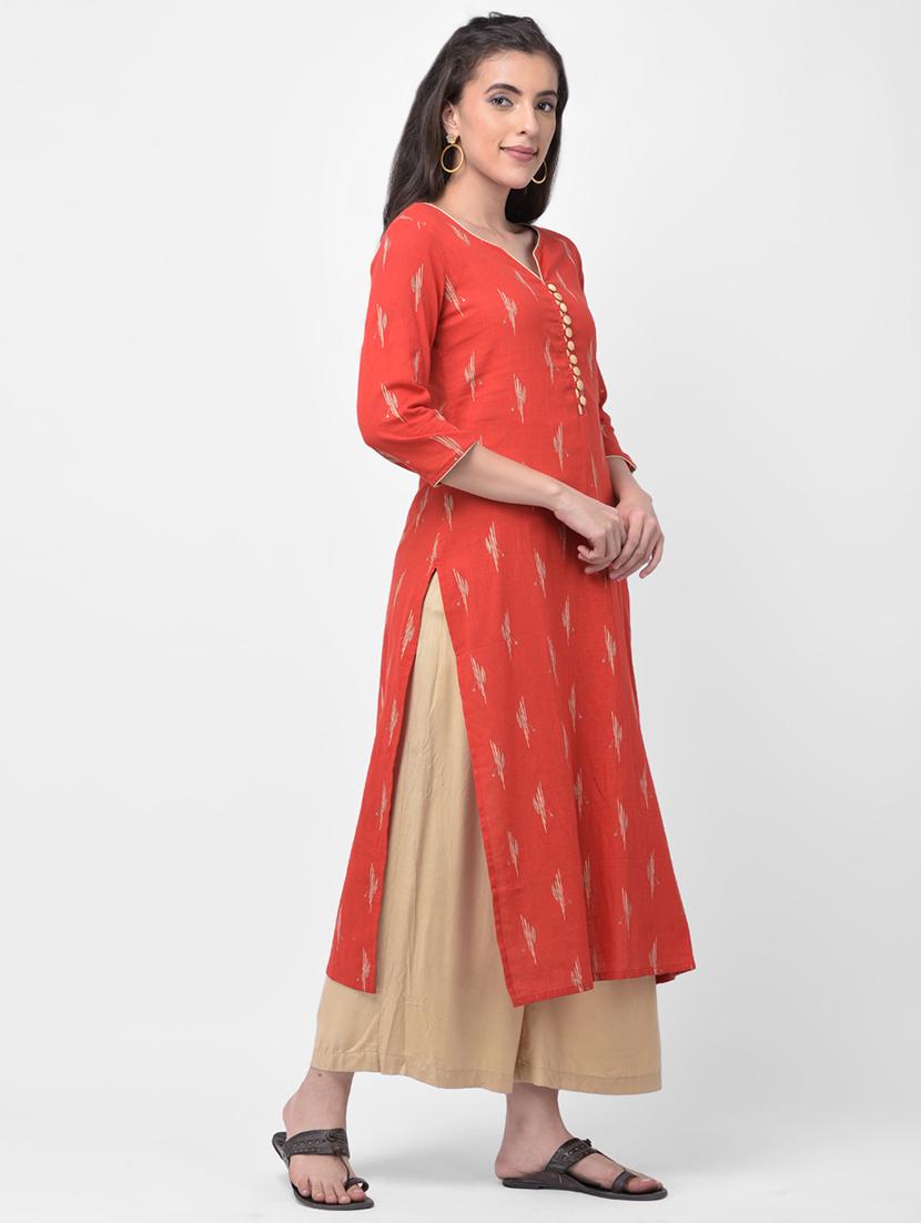 women's straight kurta - 17398509 -  Standard Image - 1