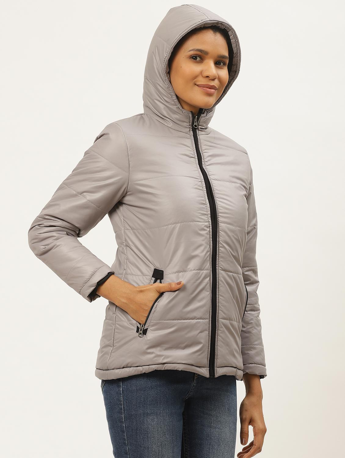 hooded neck padded jacket  - 17398750 -  Standard Image - 1