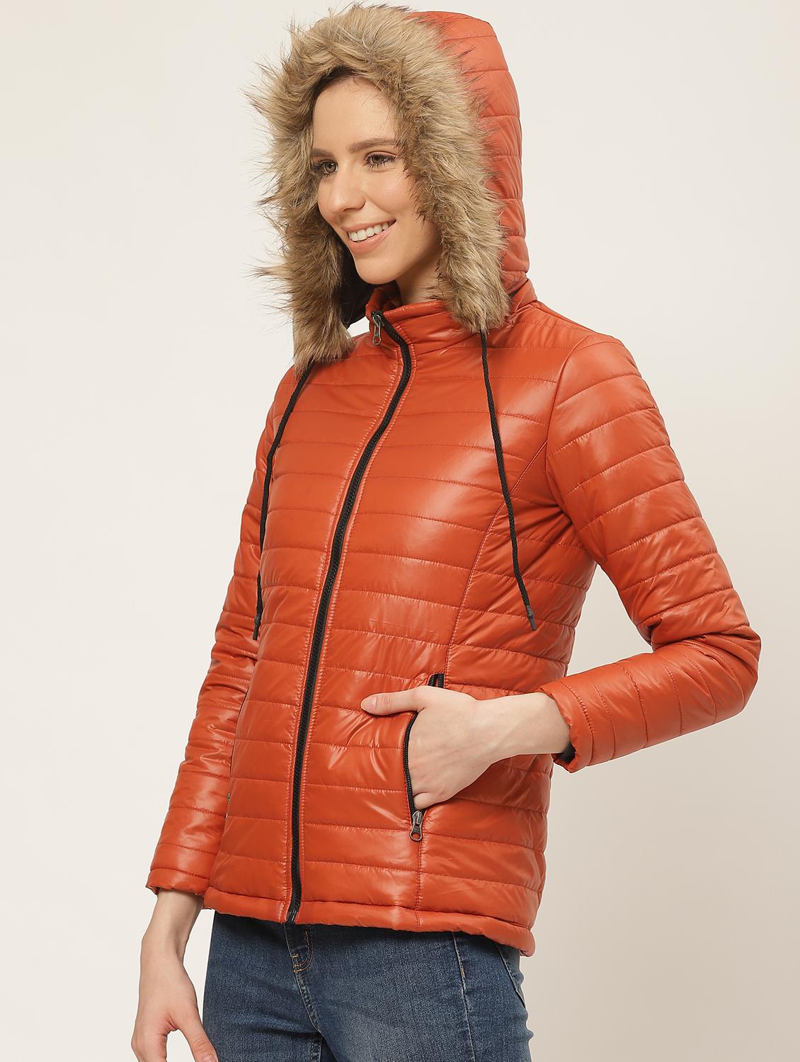 hooded neck padded jacket  - 17398751 -  Standard Image - 1