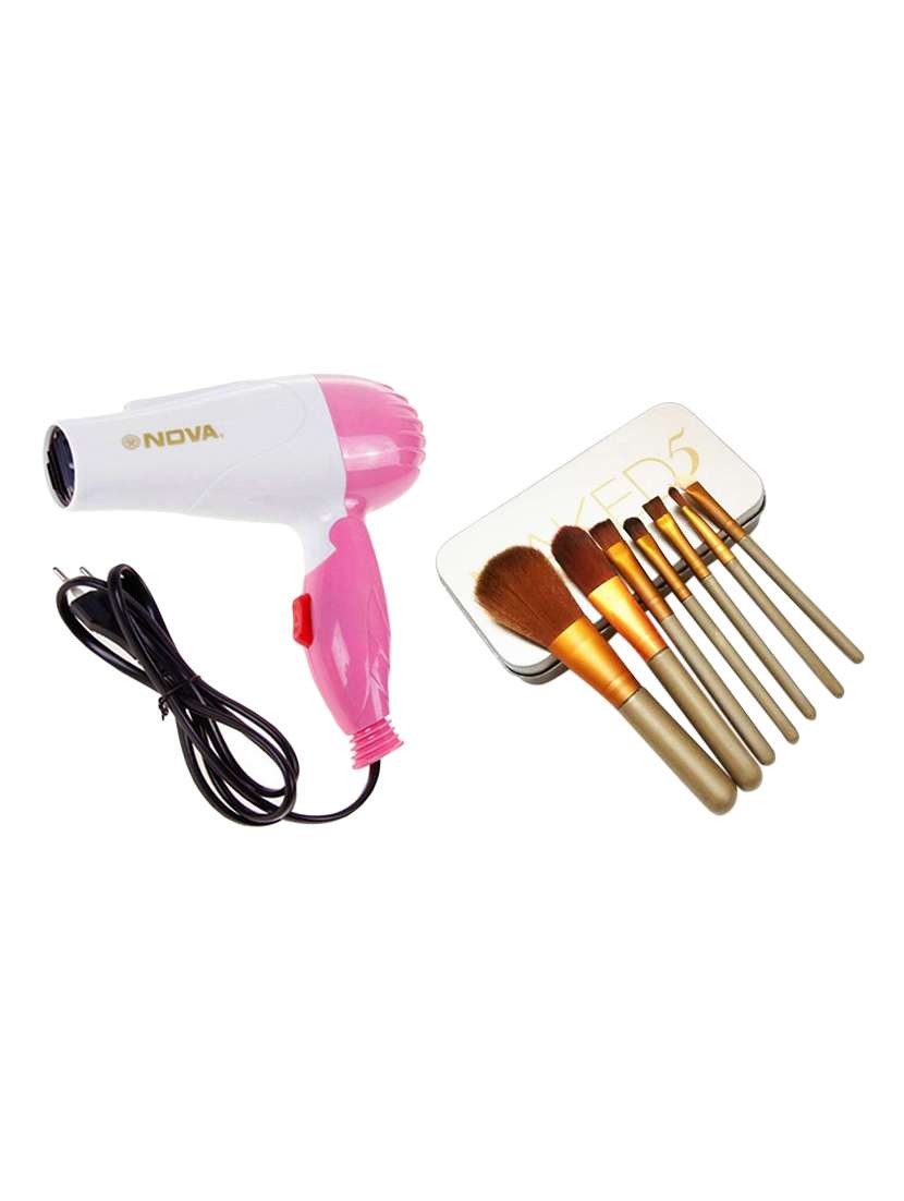 hair dryer and naked 5 brush combo 