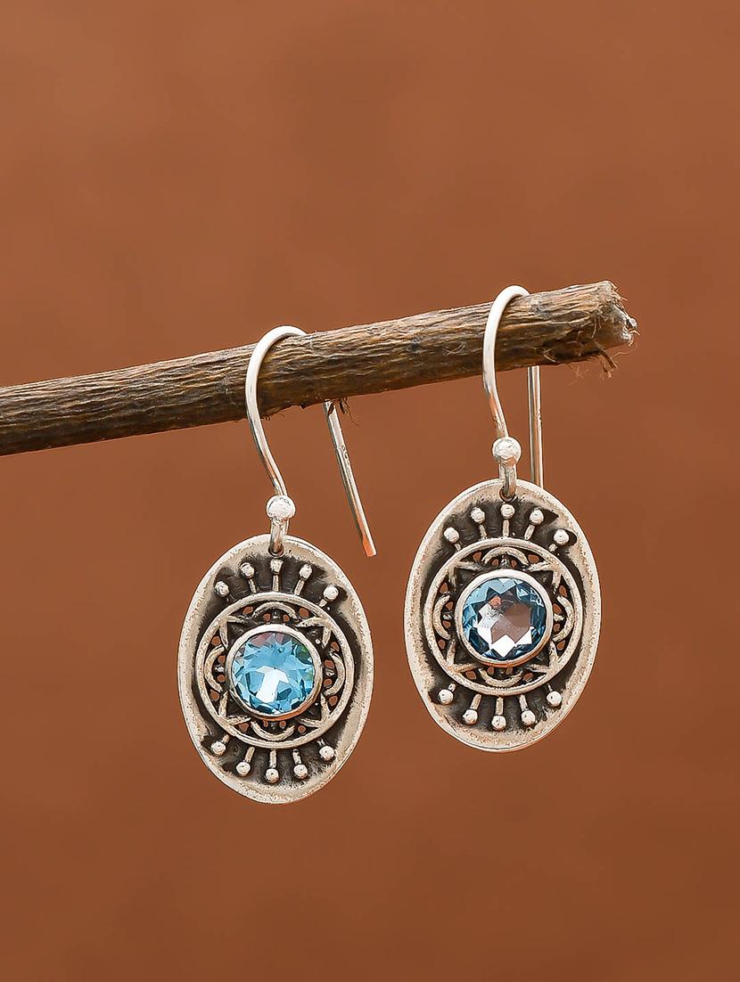 silver drop earring - 17405211 -  Zoom Image - 0
