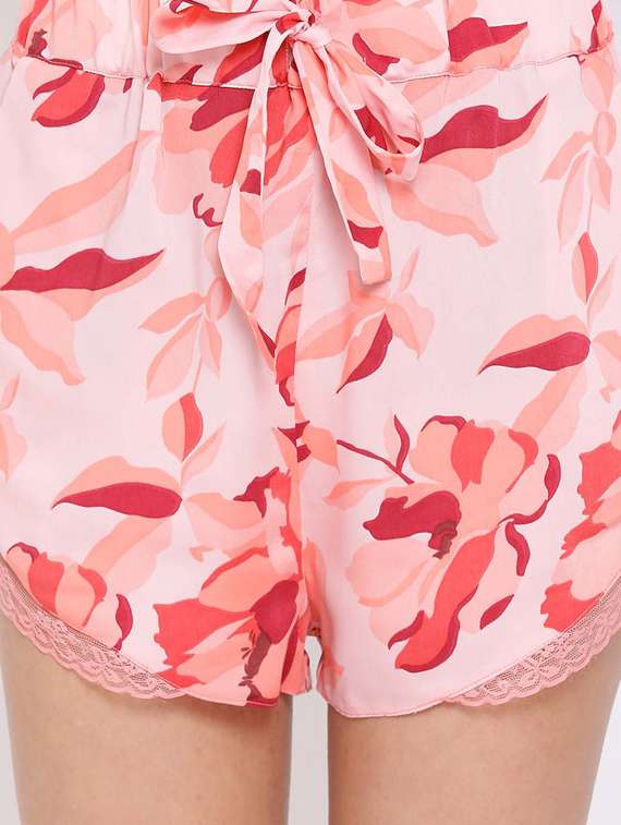 drawstring waist sleepwear short - 17405562 -  Standard Image - 4