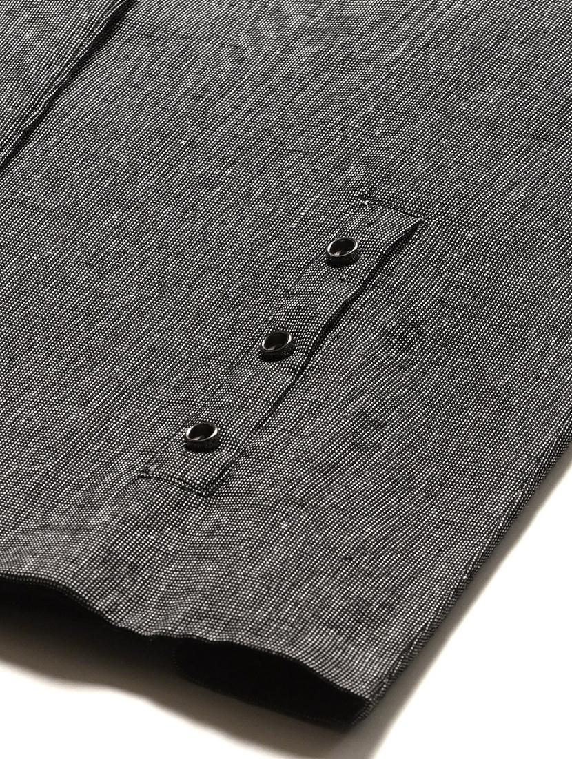 mandarin neck formal blazer - 17406027 - Standard Image - 4
