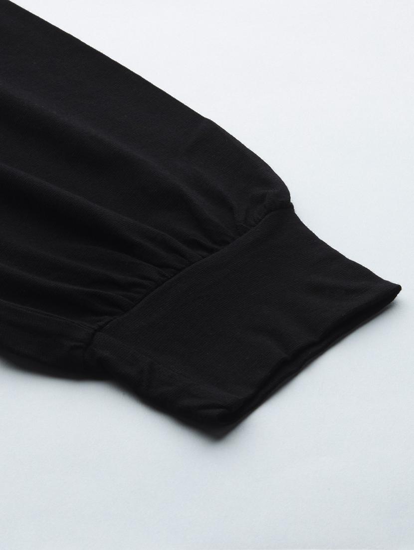 high rise solid joggers - 17408518 - Standard Image - 6