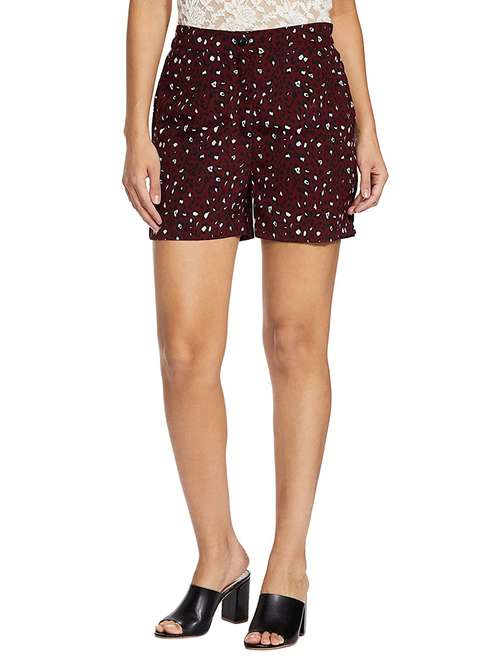 high rise printed shorts  - 17408525 -  Standard Image - 0