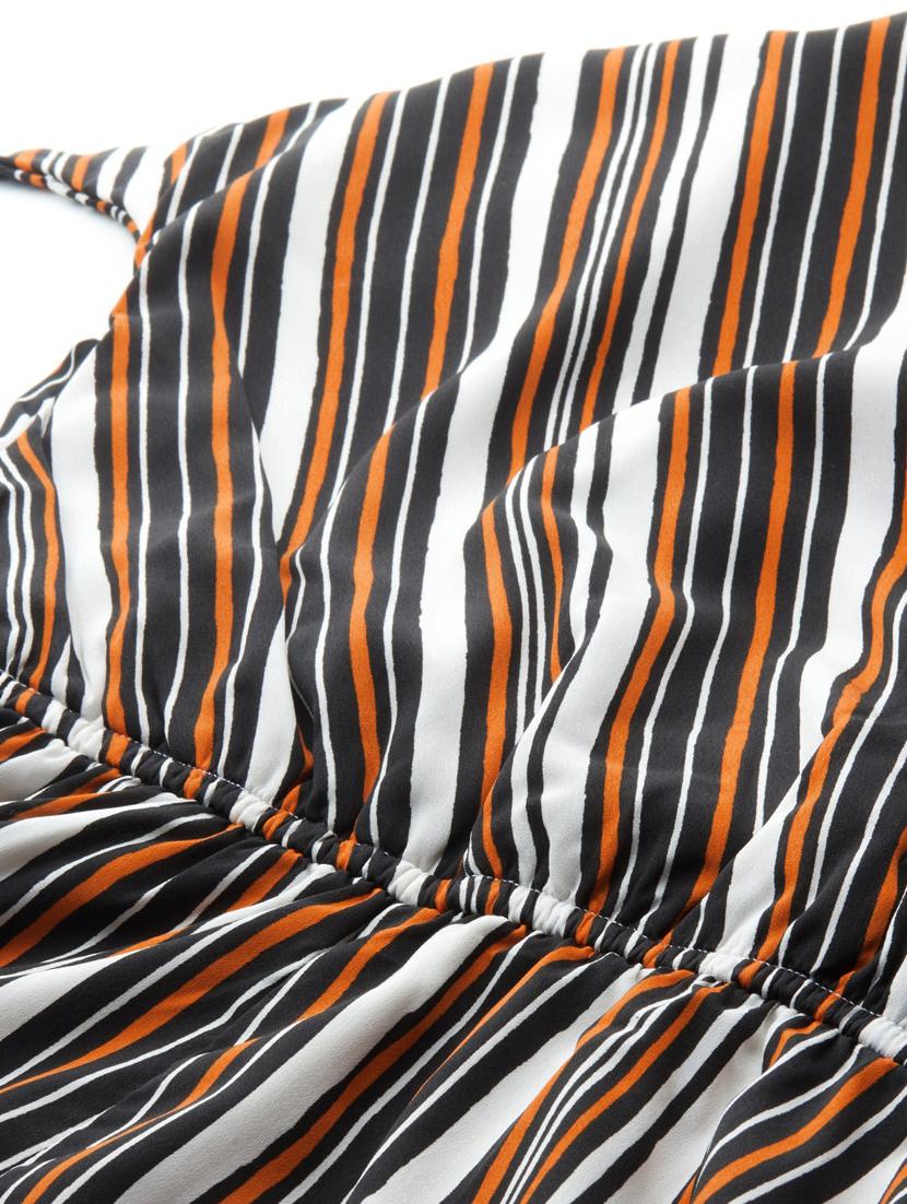 overlap neck striped romper - 17408540 - Standard Image - 4