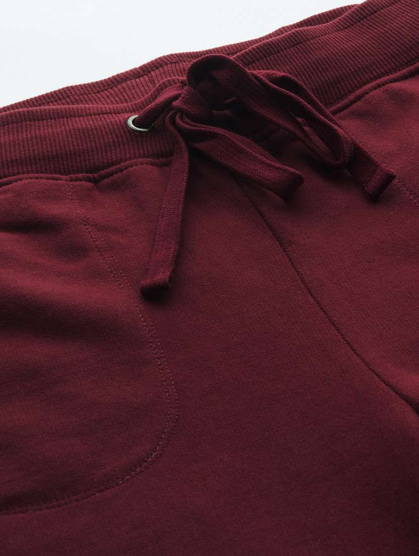 high rise solid joggers - 17408551 - Standard Image - 4