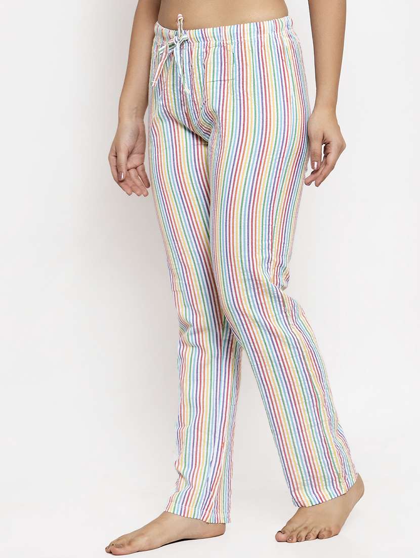 drawstring waist striped pajama - 17408733 -  Standard Image - 1