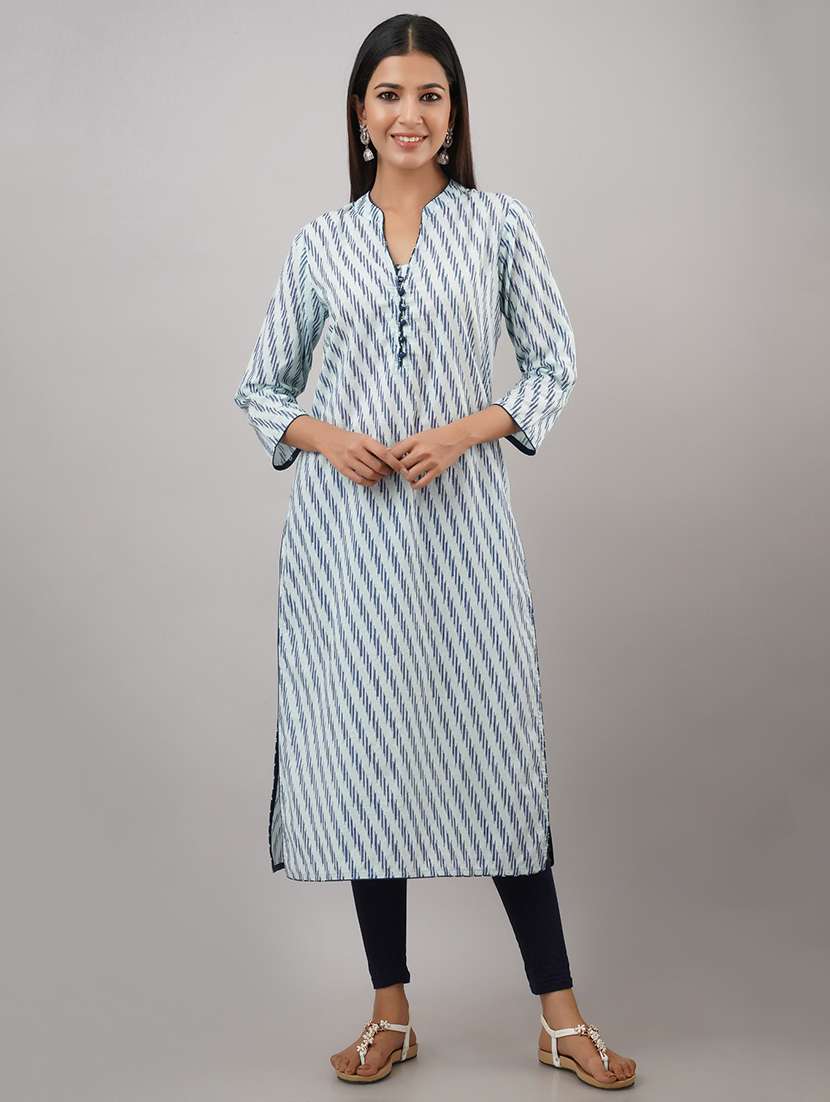 women's straight kurta - 17409047 -  Zoom Image - 0